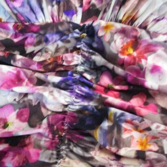 Badgley Mischka Floral Swimsuit Size 4 - Picture 4 of 6